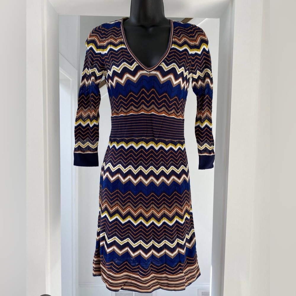 KAREN MILLEN ZIG ZAG DRESS size XS